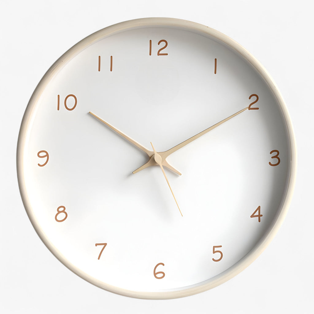 Rustik väggklocka i trä – Elegant handgjord heminredning med tidlös charm