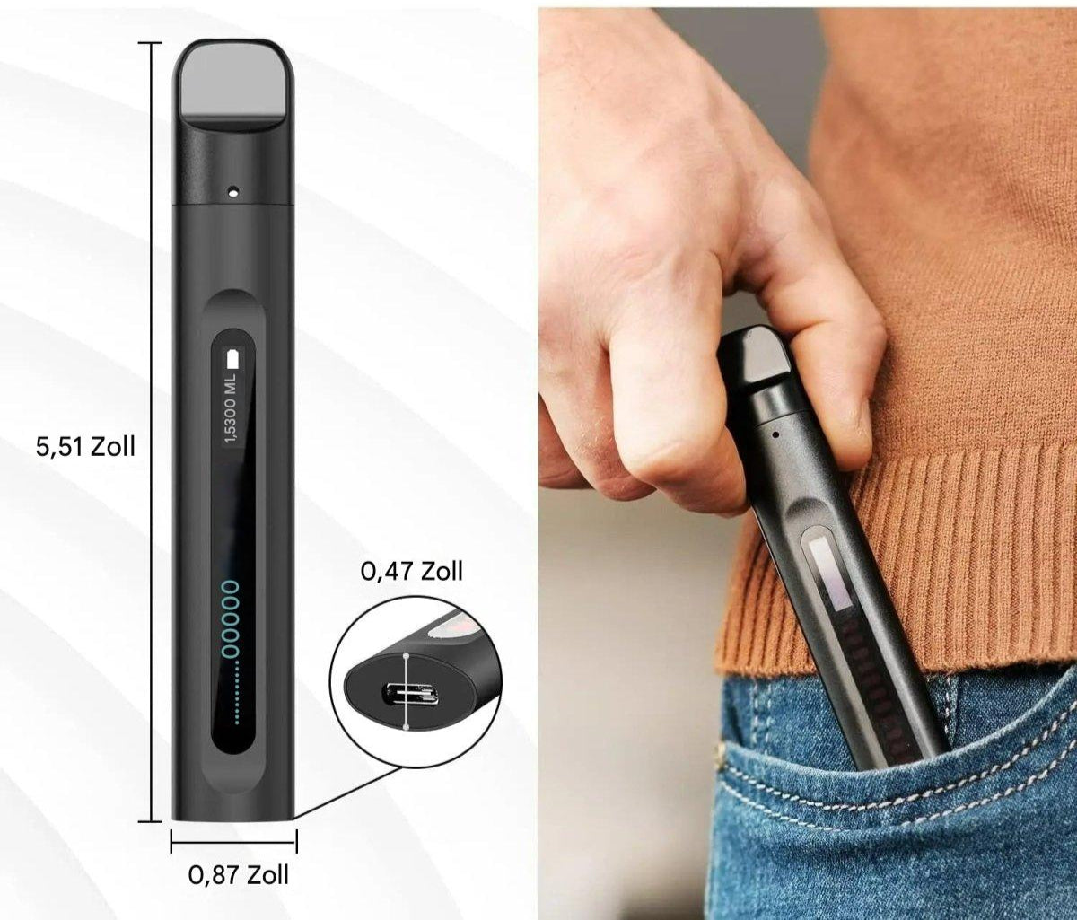 Smart Lung Strengthener – Bärbar andningsövningsapparat för andningshälsa