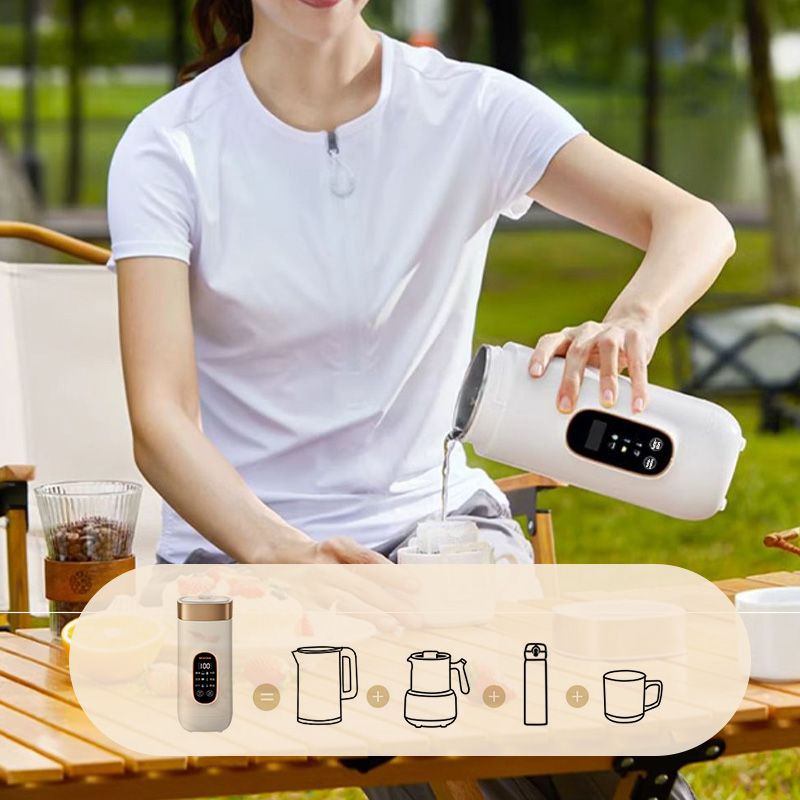 Smart Heated Travel Mug – Tragbare elektrische Thermoskanne für Kaffee, Tee und heißes Wasser