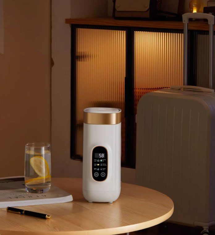 Smart Heated Travel Mug – Tragbare elektrische Thermoskanne für Kaffee, Tee und heißes Wasser