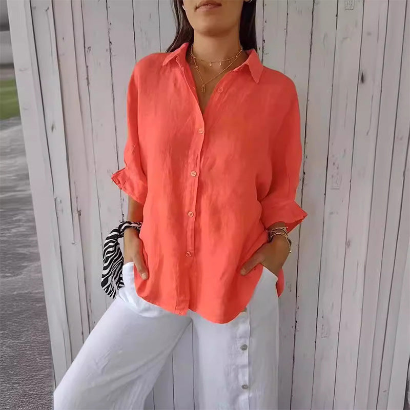 Damblus inspirerad av kulturarv – Tidlös vintagechic topp med obehindrad vardagselegans