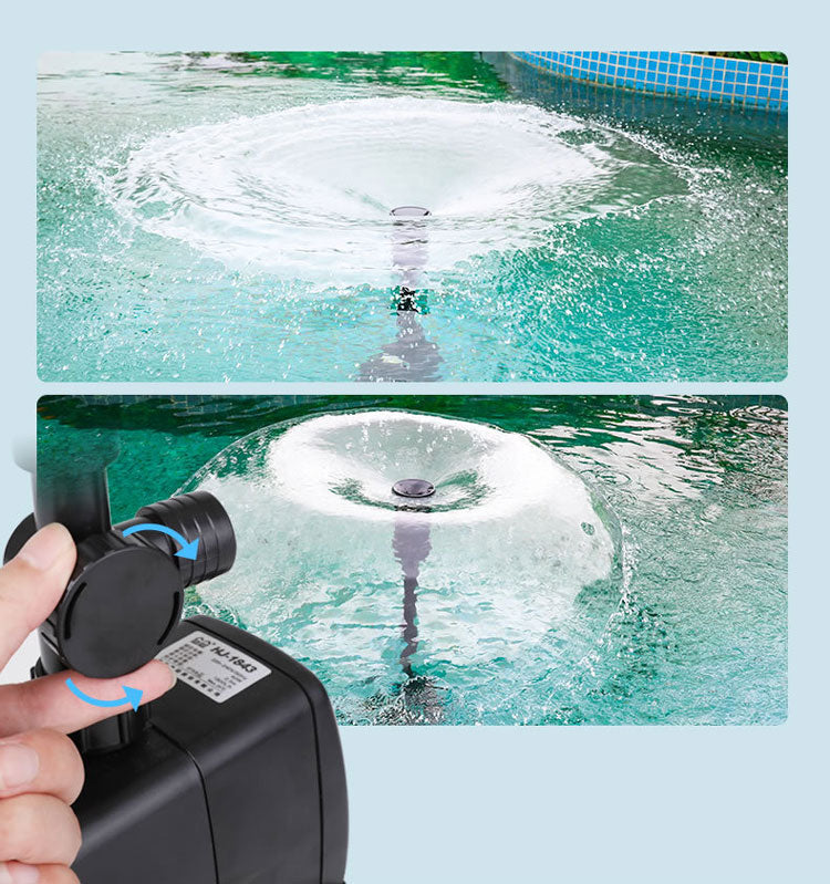 Multifunktionell vattenpump – hållbar dränkbar design med flödeskontroll