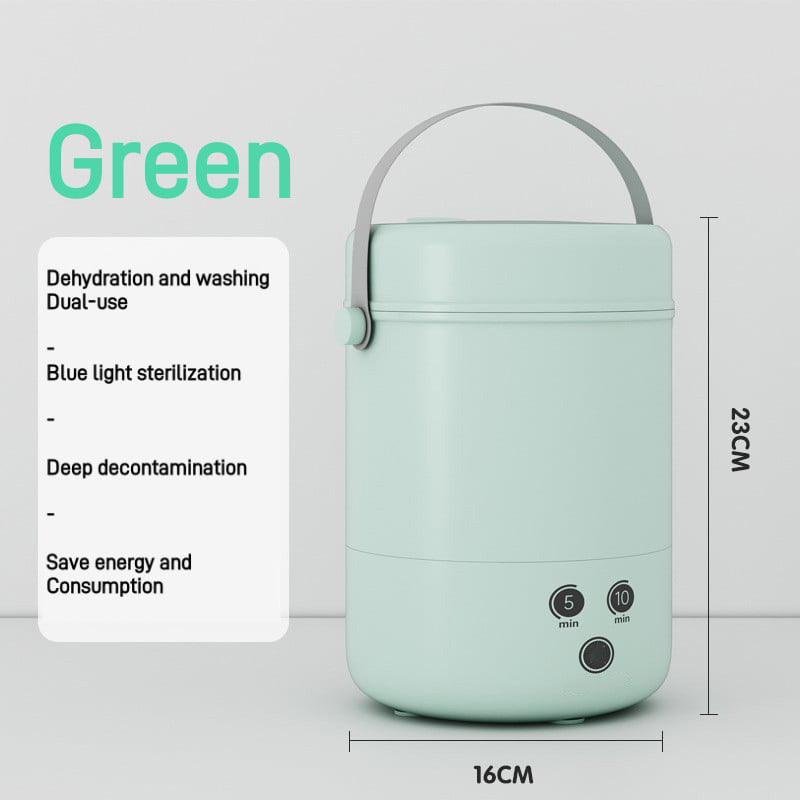 Personlig minitvättmaskin – Bärbar automatisk rengöringsmaskin för strumpor och underkläder