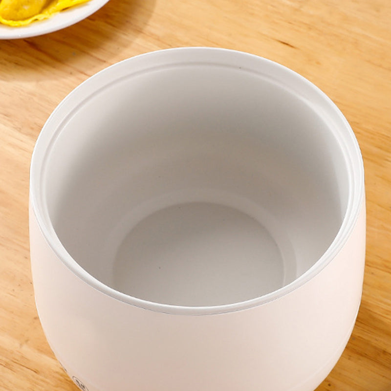 Mini elektrisk multikokare med ångkokare – Allt-i-ett-gryta för ris, soppa och varmhållning