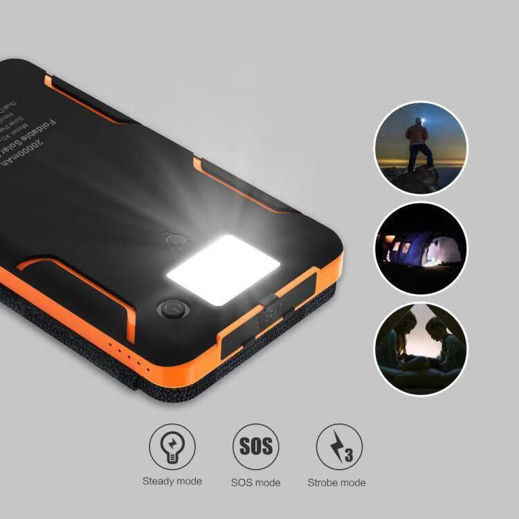 UltraPower 25000mAh solladdare – Bärbar powerbank med hög kapacitet