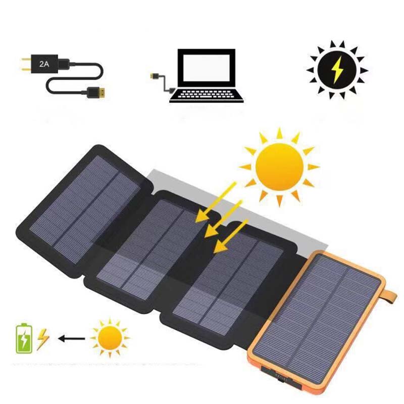 UltraPower 25000mAh solladdare – Bärbar powerbank med hög kapacitet