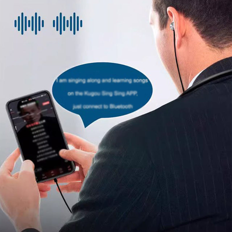 Vattentäta trådlösa nackband - Bluetooth-hörlurar med digital skärm