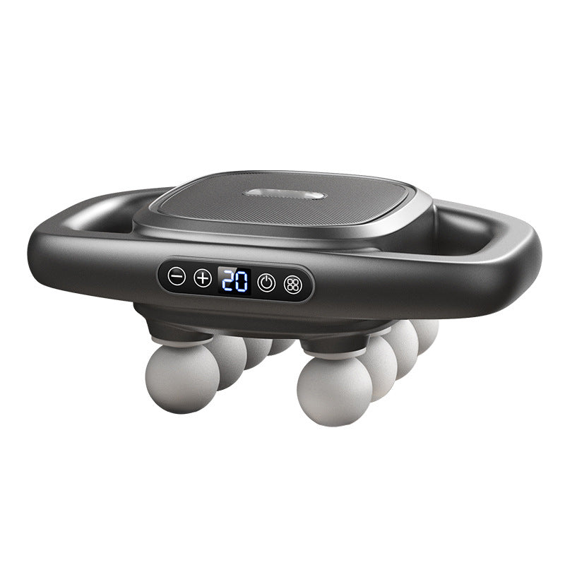 Avancerad 16-växlad muskelmassagepistol – 8-huvuds djupvävnadsperkussionsmassageapparat för idrottare och fitnessanvändning