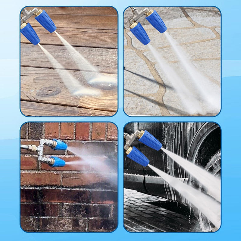 Dubbel- och trippelstrålemunstycke - Högtryckstvätttillbehör för djuprengöring