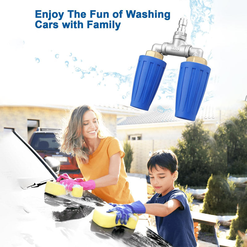 Dubbel- och trippelstrålemunstycke - Högtryckstvätttillbehör för djuprengöring