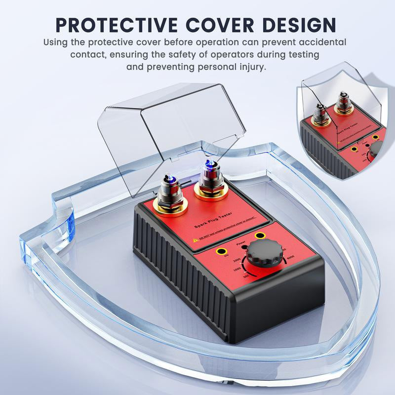 Tändstiftstestare med dubbel tändning – diagnostiskt verktyg för justerbar frekvens