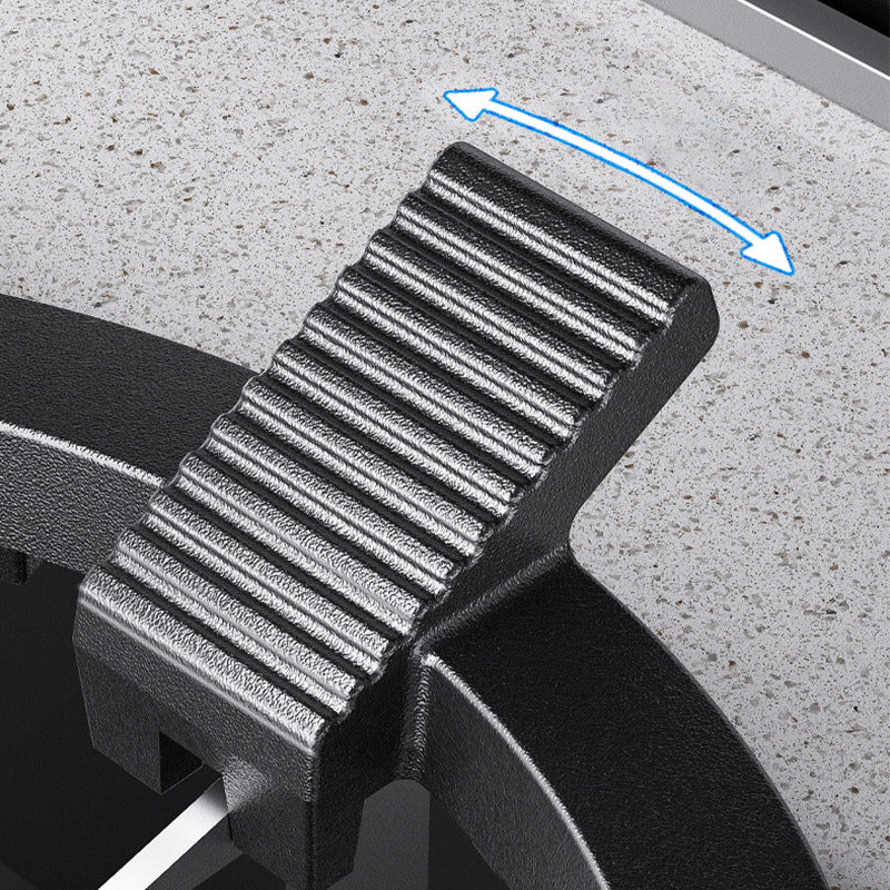 Justerbart spishäll i gjutjärn – Halkfritt gasbrännarställ med avtagbar innerring