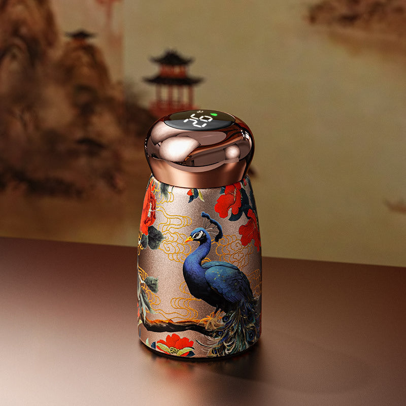 Smart isolerad resemugg – 230 ml rostfritt stål med LED-temperaturdisplay