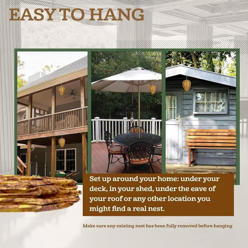 Naturlig geting- och bålgetingavskräckare - Säkert utomhusskydd för hem och campingplatser