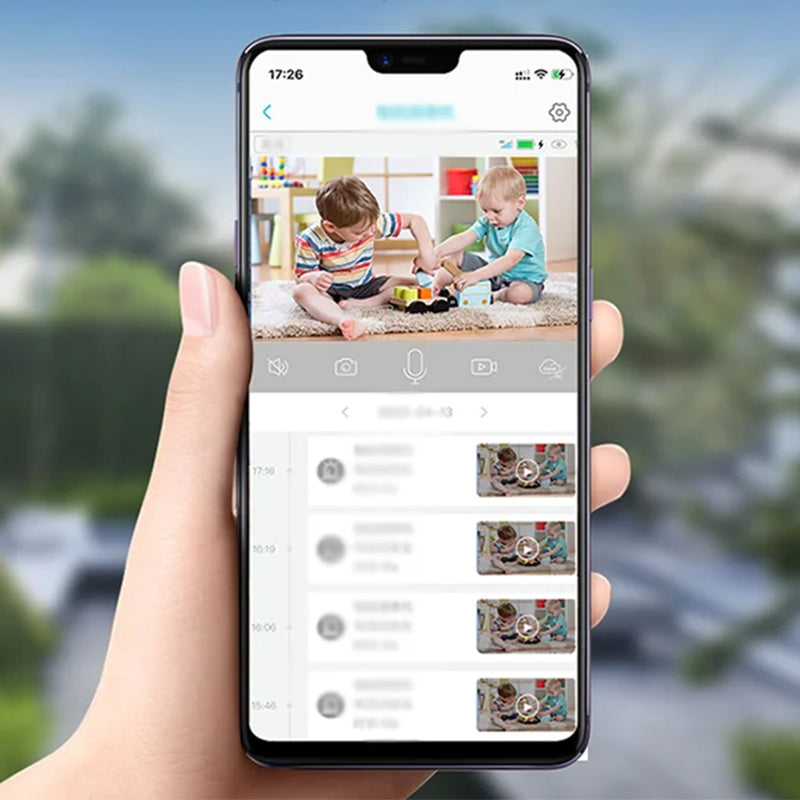 Bärbar miniövervakningskamera - Smart rörelsesensor och HD-inspelning