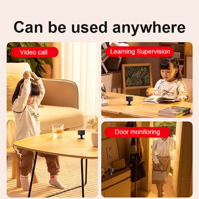 Bärbar miniövervakningskamera - Smart rörelsesensor och HD-inspelning