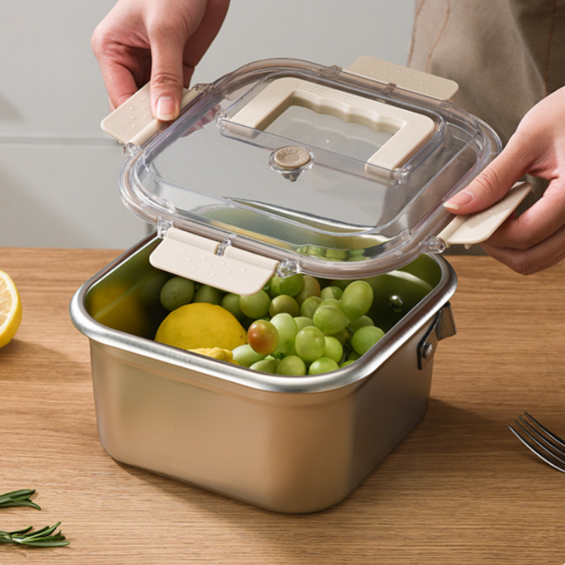 5-i-1-set med multikokningspannor – Mångsidig fritös, ångkokare, såsgryta och sil för enkel matlagning