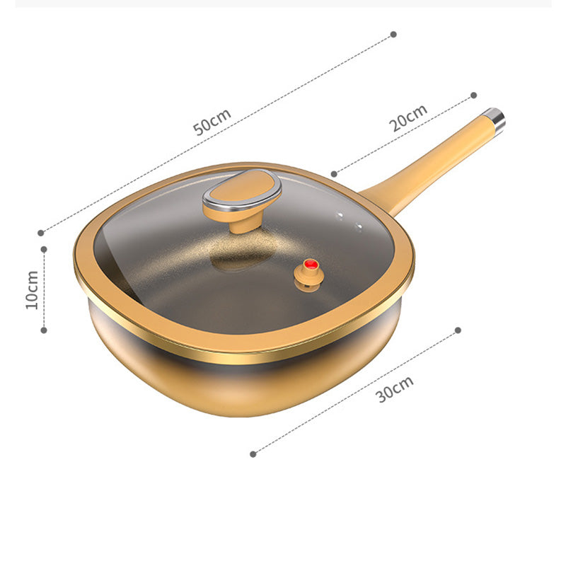 Non-stick smart kastrull - Titanpanna med justerbar värme