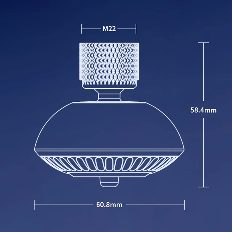 360° svängbar kranadapter – Dubbelflödesvattenkontroll med anti-backflow-design