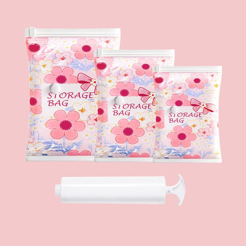 Platsbesparande vakuumförvaringspåsar – Återanvändbar lufttät förvaringspåsar för kläder och sängkläder