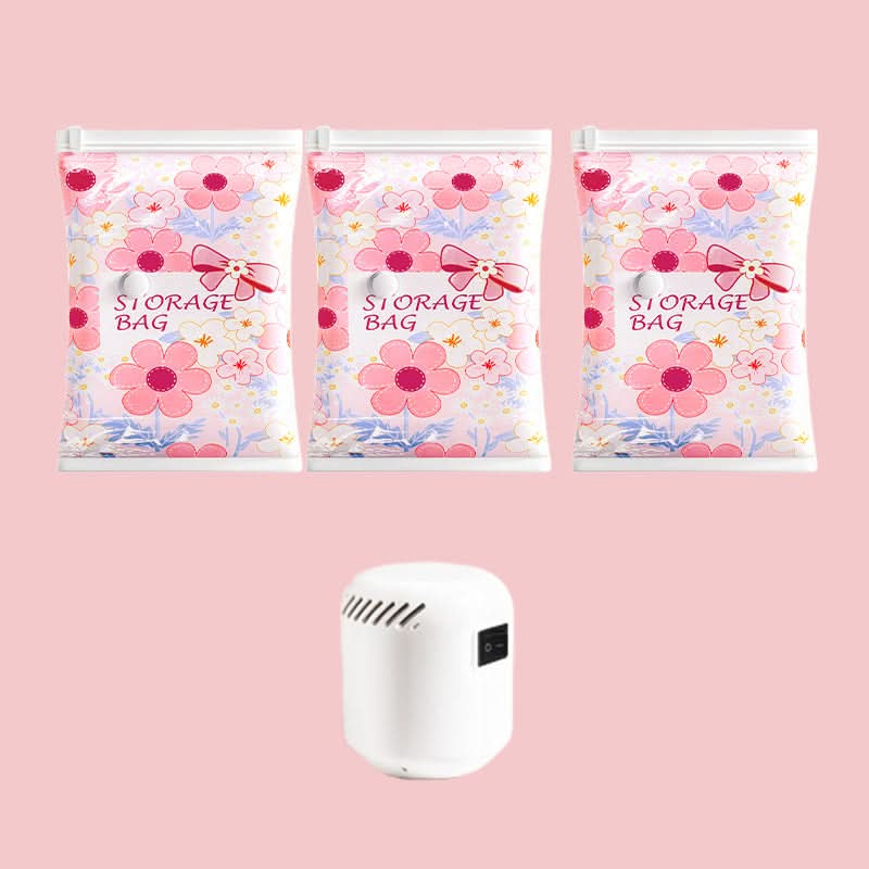Platsbesparande vakuumförvaringspåsar – Återanvändbar lufttät förvaringspåsar för kläder och sängkläder