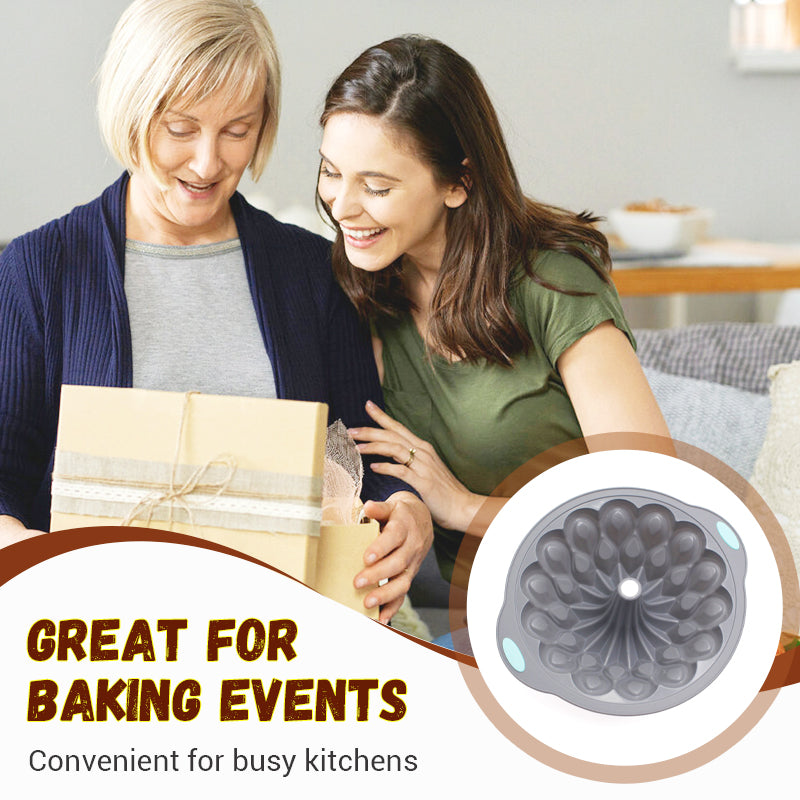 Silikonbakformsset – Non-stick, värmetåliga formar för kakor, cupcakes och dessertbakning