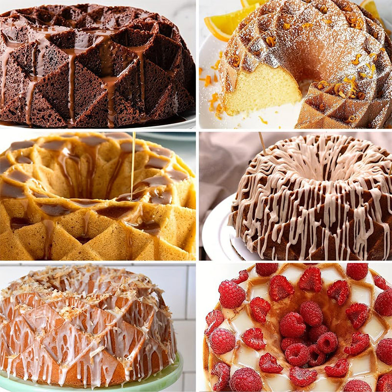 Silikonbakformsset – Non-stick, värmetåliga formar för kakor, cupcakes och dessertbakning