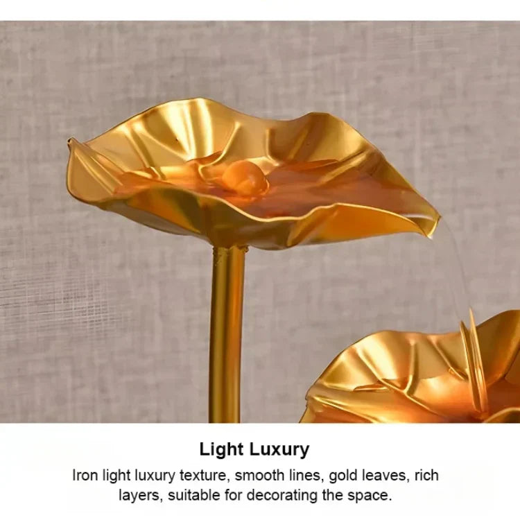 Mini inomhusvattenfontän - Avkopplande skrivbordsdekor i akvariestil