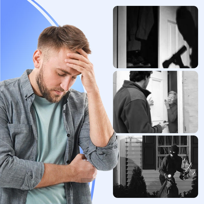 Smart trådlös säkerhetskamera – Nattseende utomhus med omedelbara rörelsevarningar