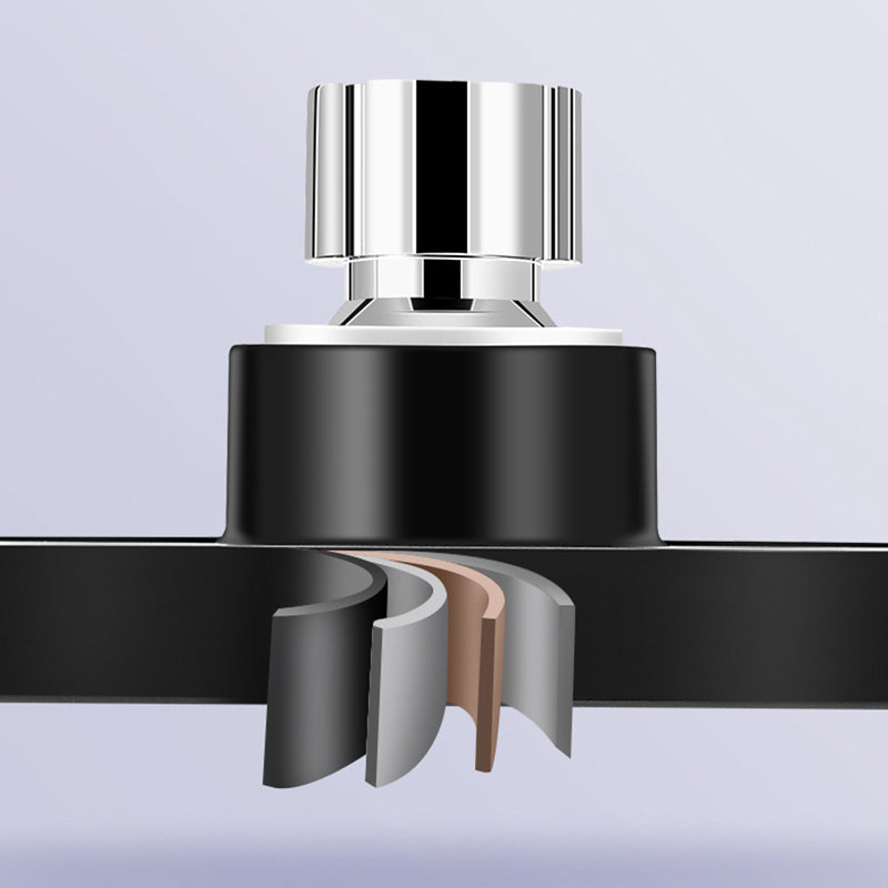 Premium svängbart fyrkantigt duschmunstycke – Högtrycksregn och enkel montering