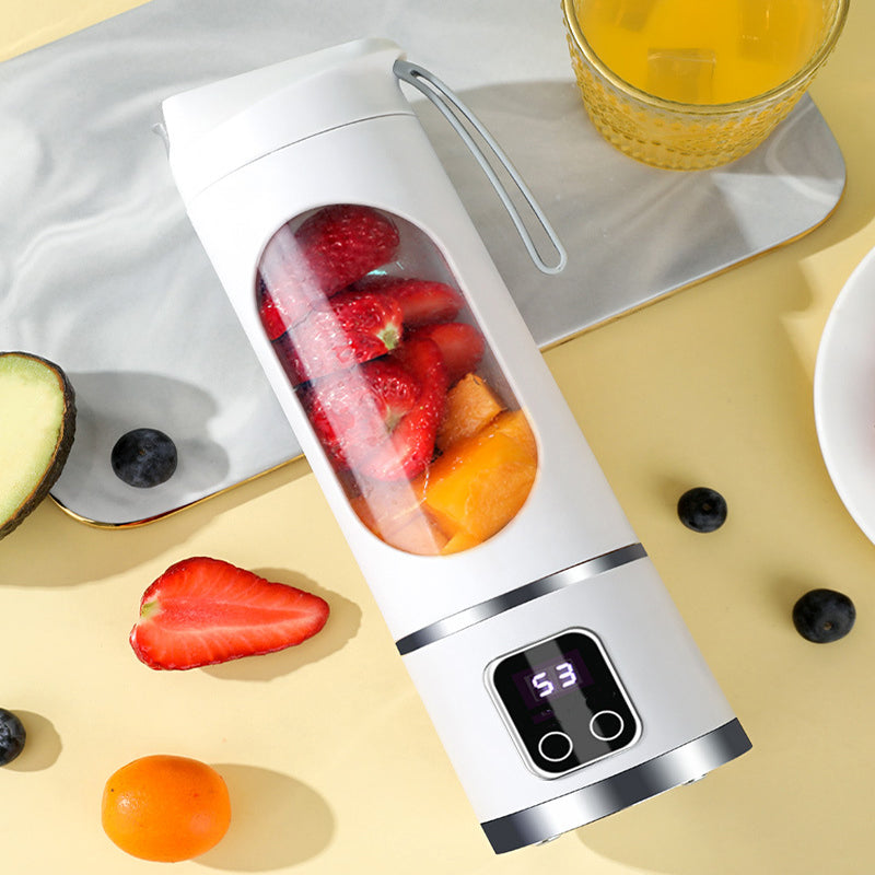 Uppladdningsbar bärbar elektrisk citruspress – Sladdlös juicepress för färsk apelsin-, citron- och limejuice när som helst
