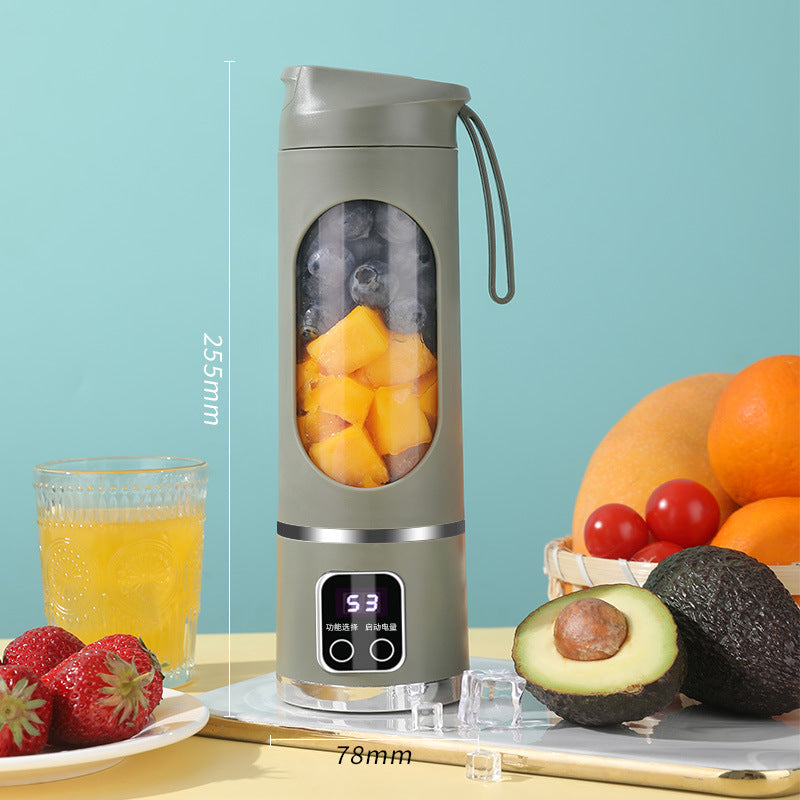 Uppladdningsbar bärbar elektrisk citruspress – Sladdlös juicepress för färsk apelsin-, citron- och limejuice när som helst