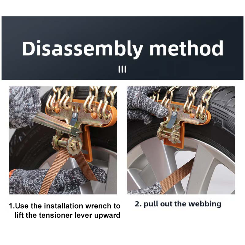 Allvädersskyddade däckkedjor - Säkrare körning på is och snö
