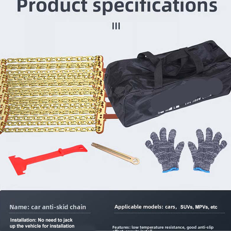 Allvädersskyddade däckkedjor - Säkrare körning på is och snö