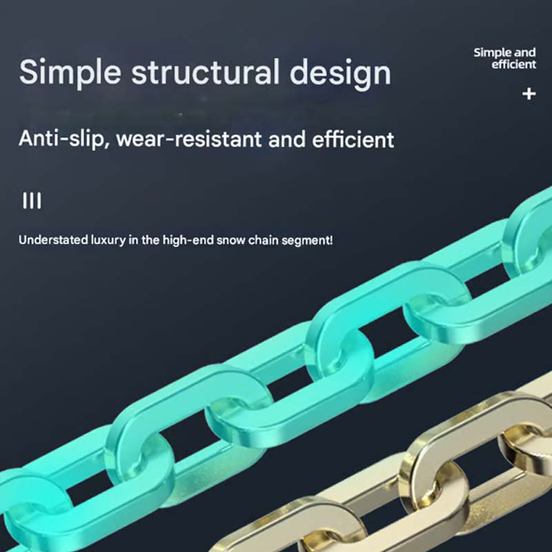 Allvädersskyddade däckkedjor - Säkrare körning på is och snö