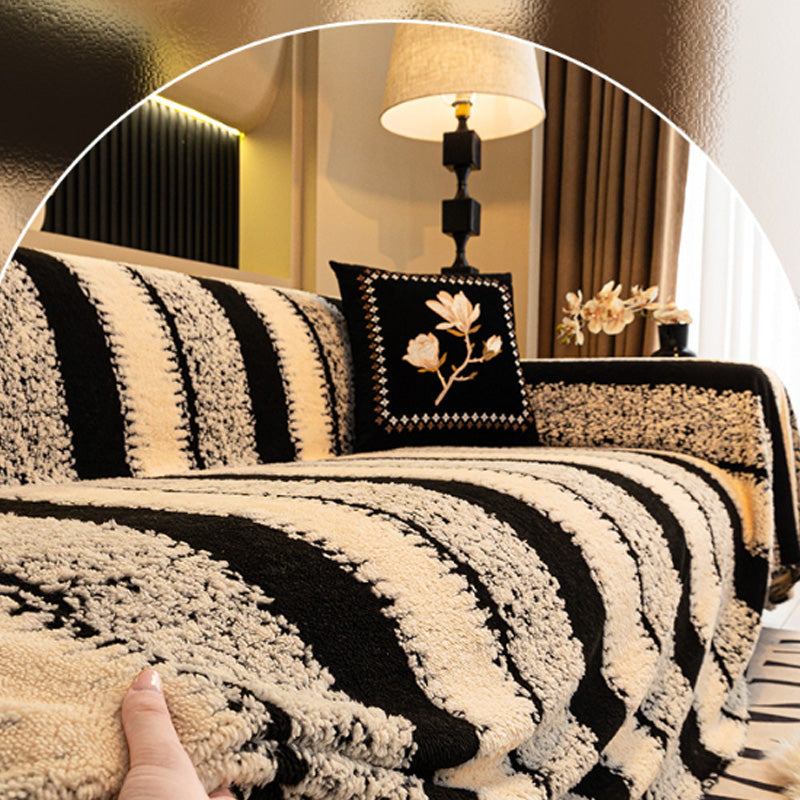 Halkfri plyschfilt – Mjuk och mysig pläd med stretchiga elastiska kanter