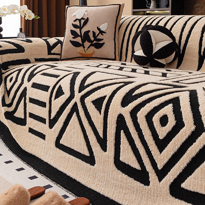 Halkfri plyschfilt – Mjuk och mysig pläd med stretchiga elastiska kanter