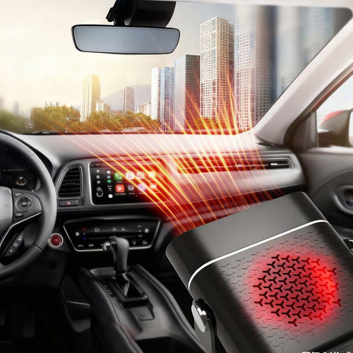 360° svängbar bärbar bilvärmare – Kompakt vintervärmare för resor och bilresor