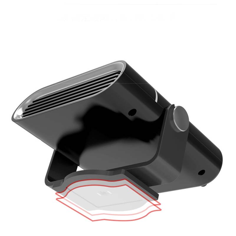 360° svängbar bärbar bilvärmare – Kompakt vintervärmare för resor och bilresor