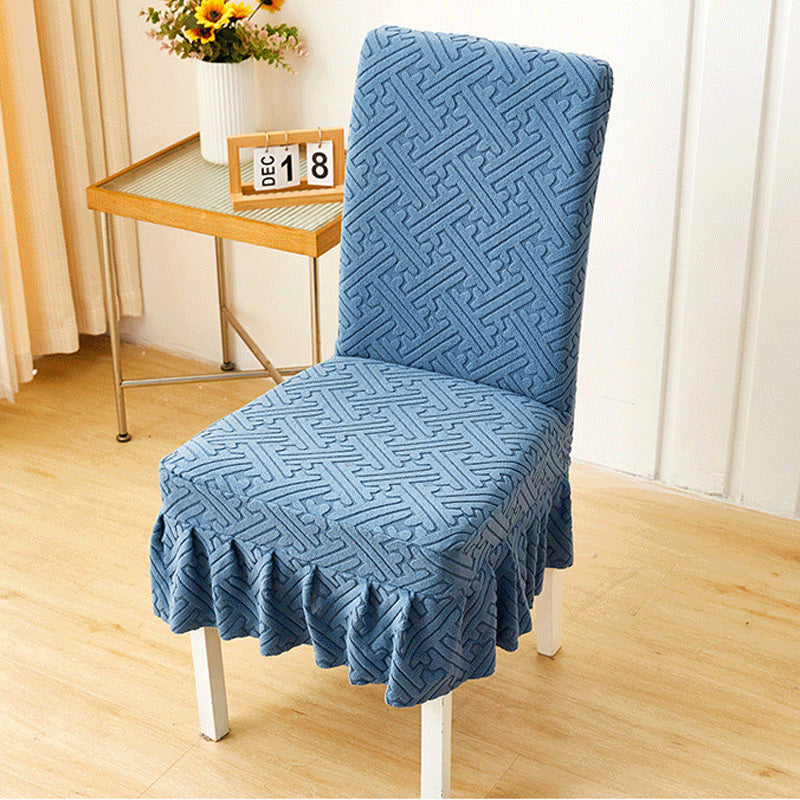 Premium stretchig jacquard stolsskydd – universellt passformigt elastiskt sitsöverdrag för matstol