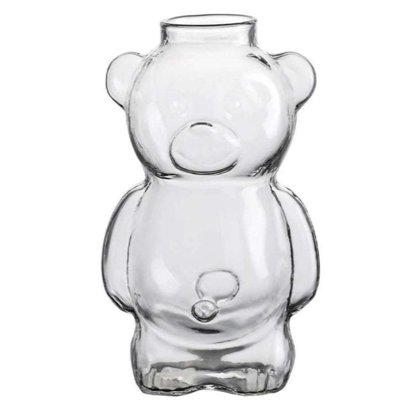 Björnfigur Glasmugg – Slitstark Värmesäker Dricksglas, 320ml