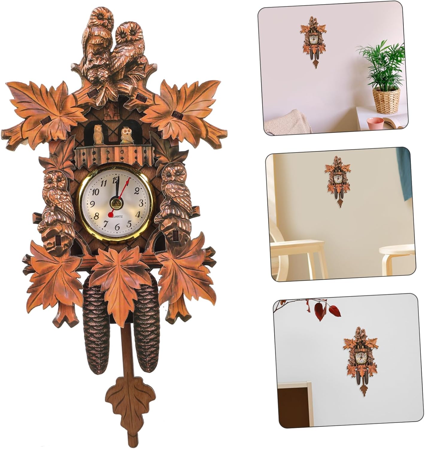 WoodSwing | Snygg träväggklocka