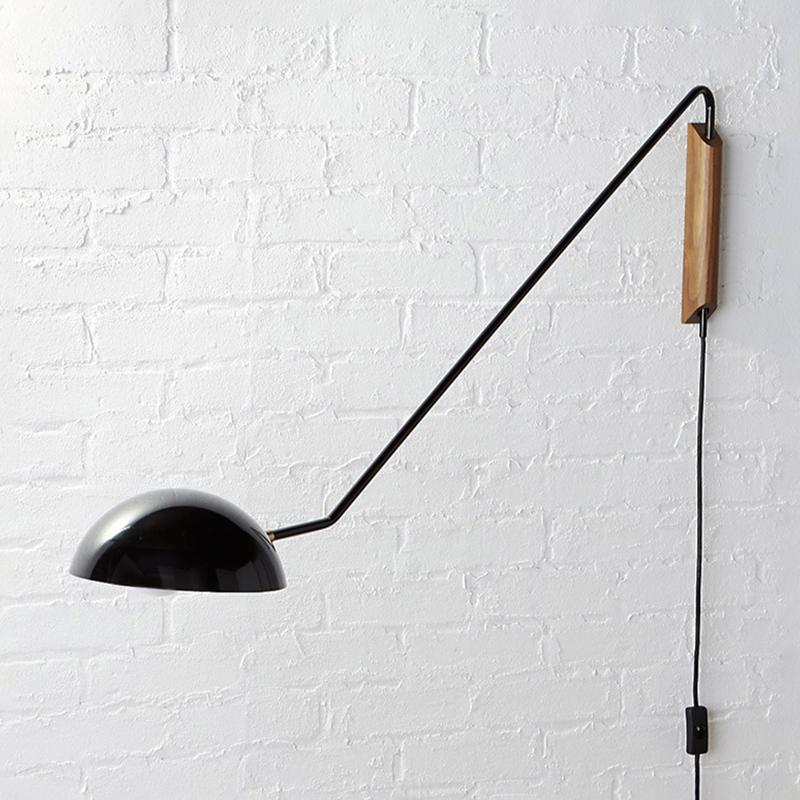 Modern svängvägglampa - Lång arm justerbar lampa