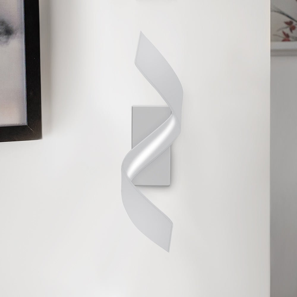 Modern spiralformad LED-vägglampa - Konstnärlig banddesign
