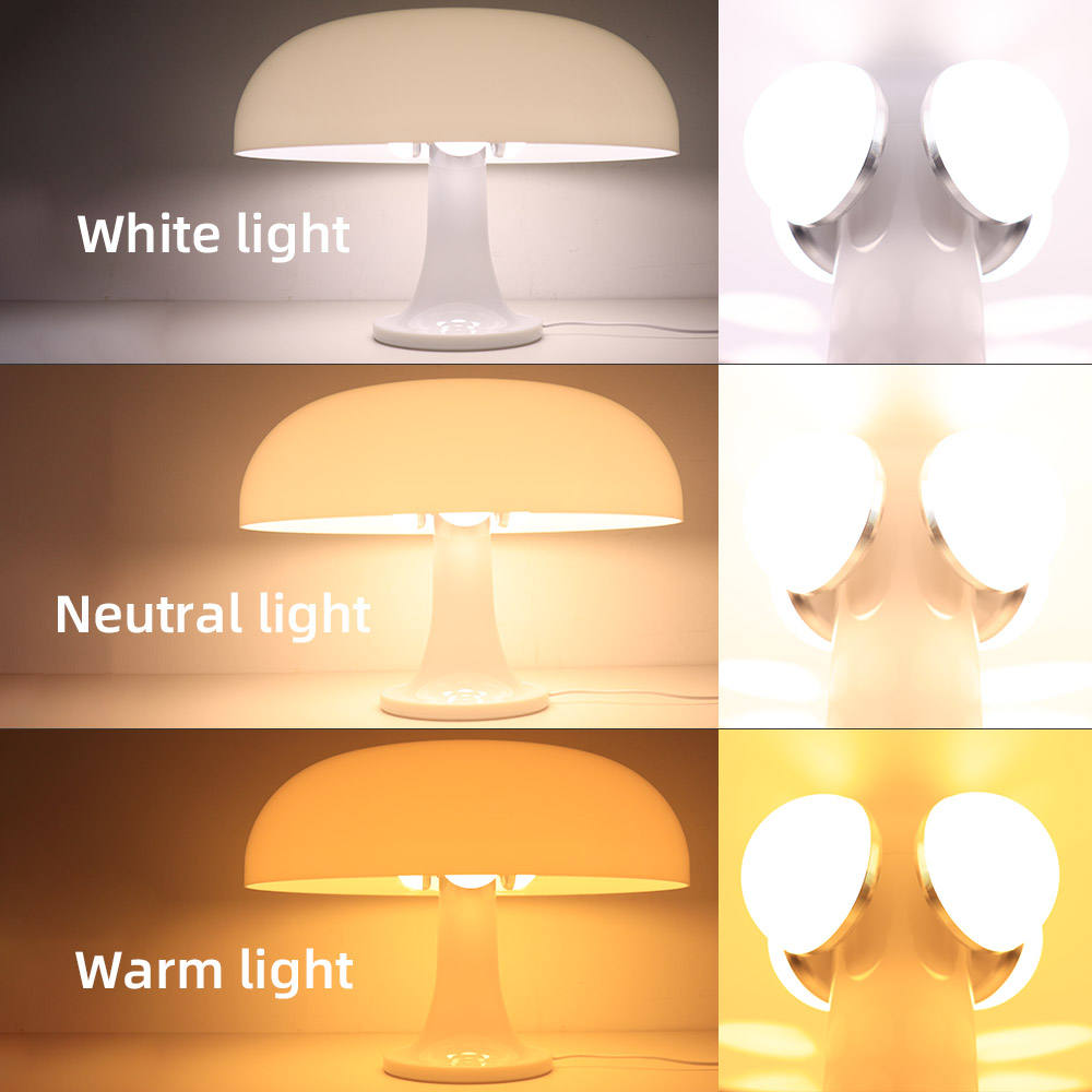 Svampformad minimalistisk bordslampa