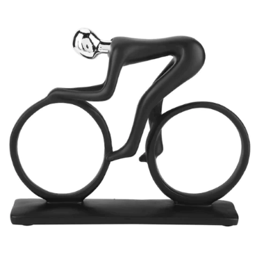 Konstnärlig cykelhjulsdekor i harts – Lyxigt inslag i hemmet och på kontoret