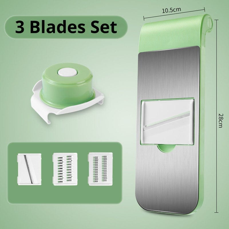 Allt-i-ett-grönsakshackare – Multifunktionell köksskärare och tärnare