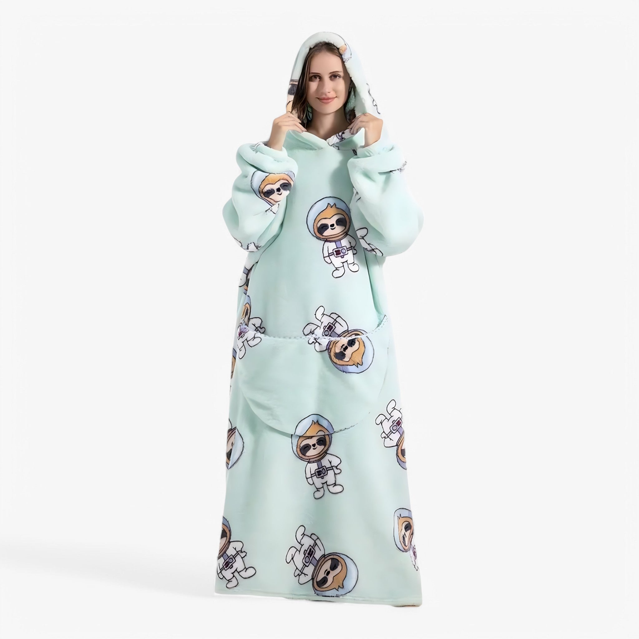 Mysig fleecefilt hela dagen - Bärbar komfort i tröjstil