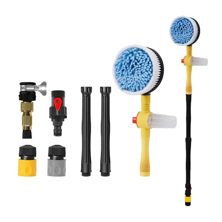 360° roterande bilrengöringsborsteset – Komplett biltvättskit för enkel rengöring