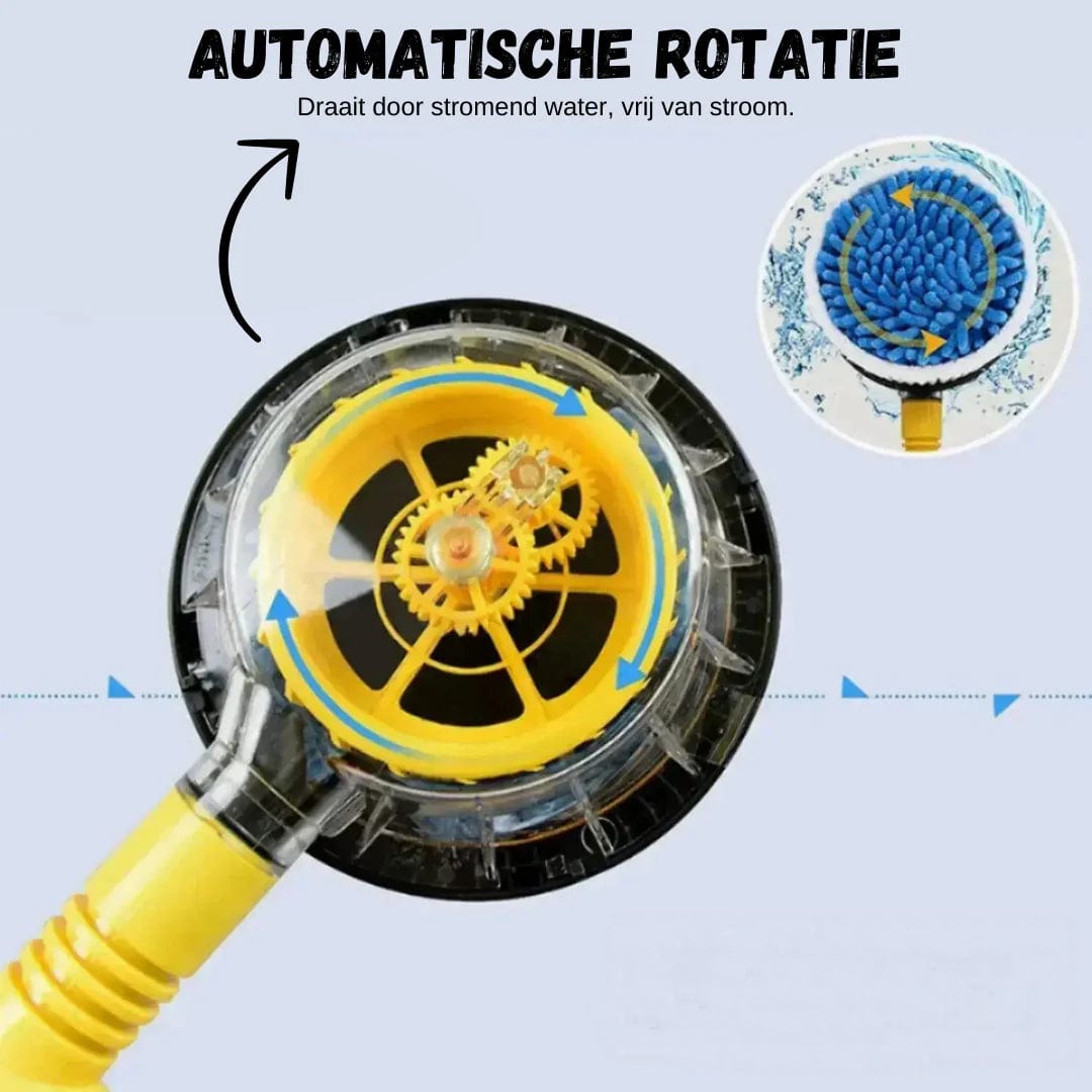 360° roterande bilrengöringsborsteset – Komplett biltvättskit för enkel rengöring